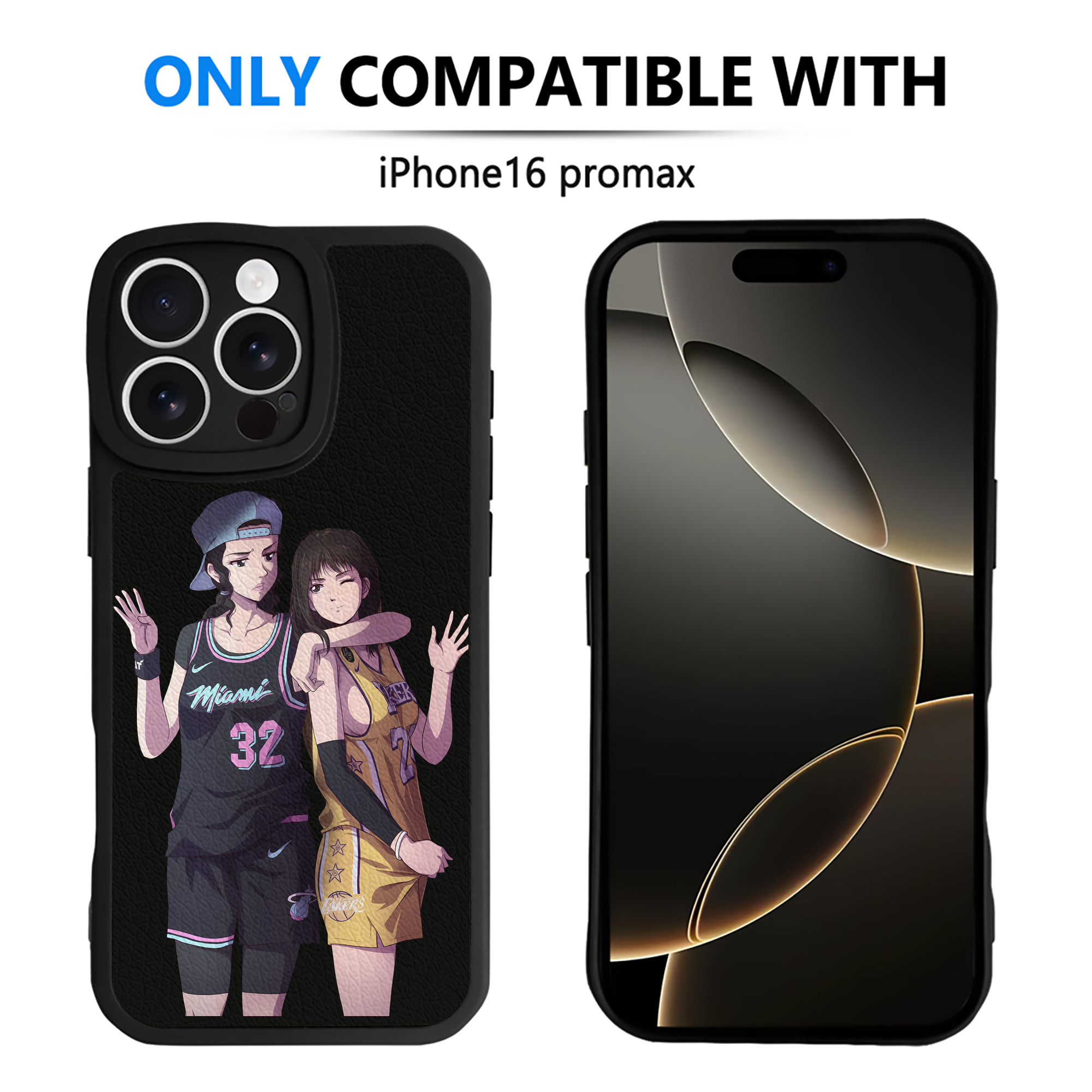 （画像用） SLAM DUNK／スラムダンク 【iPhone 16シリーズ対応】シリコンスマホケース（レザー調） 材質：シリコン